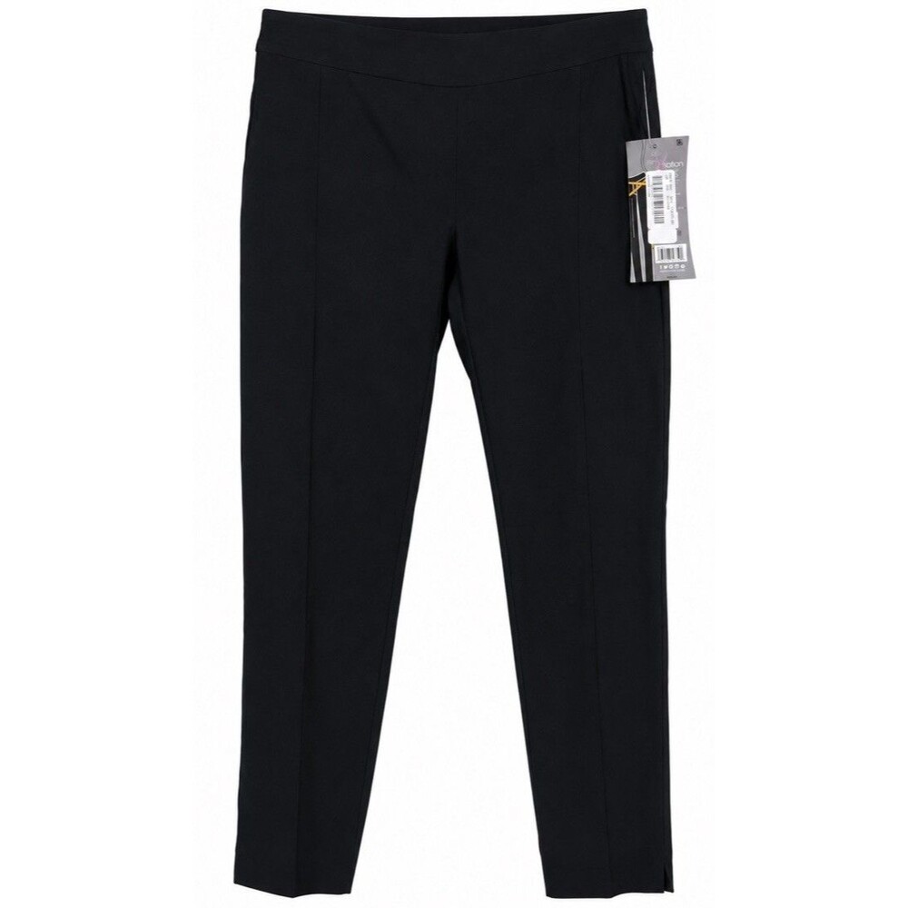 NWT Slim-Sation Ankle Pant Black Tummy Control Pull On Women’s Size 6 Petite